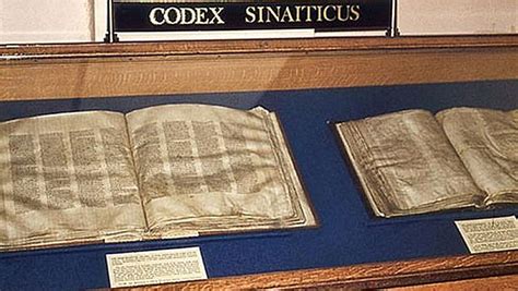 Worlds Oldest Bible The Codex Sinaiticus To Be Displayed At The