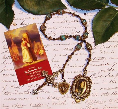 St Joan Of Arc Novena Chaplet From The Special Edition Handcrafted Art