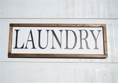 laundry sign farmhouse decor laundry room sign handmade