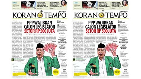 Koran Tempo Terpilih Jadi Media Pendorong Keterbukaan Informasi