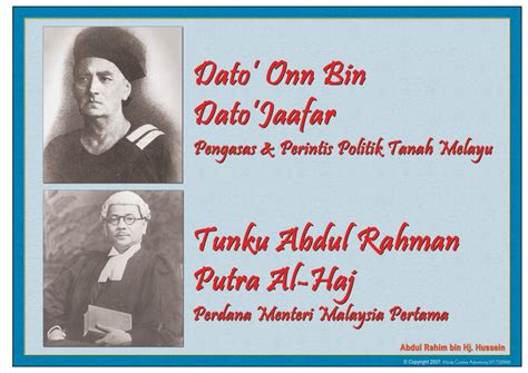Find out information about tun abdul razak bin dato' hussein. SEJARAH MALAYSIA: KOLEKSI ALBUM BERGAMBAR
