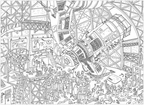 Why should kids have all the fun? Complex telescope - Unclassifiable Adult Coloring Pages