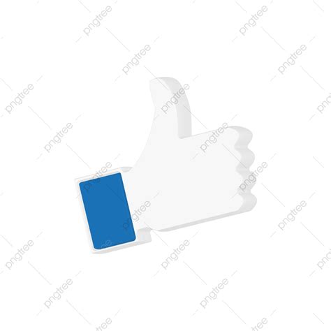 Facebook Likes Vector Hd Images 3d Facebook Like Icon Like Icon 3d