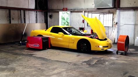 My 2004 Corvette C5 Z06 After Tuning Dyno Full Pull 6500 Rpm Youtube