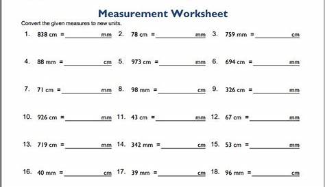 grade 4 measurement worksheets pdf