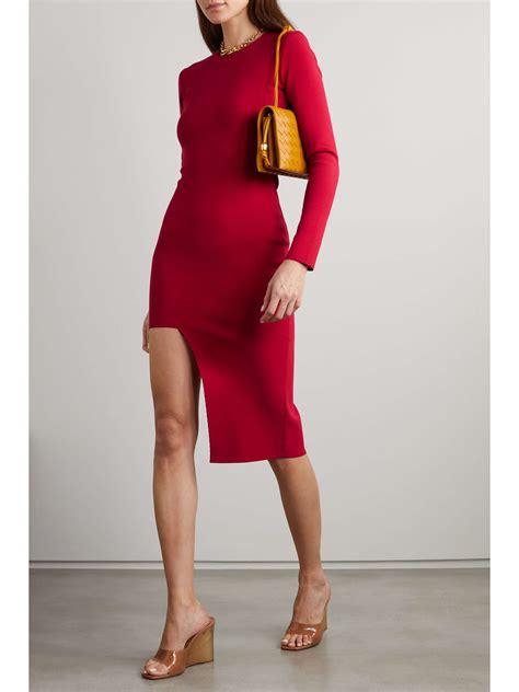 Zeynep Arcay Asymmetric Knitted Mini Dress Net A Porter
