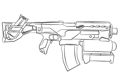 There are all types of guns, blaster, machine guns, pistols, water guns, laser blasters and so much more. Nerf Gun Coloring Pages - Best Coloring Pages For Kids