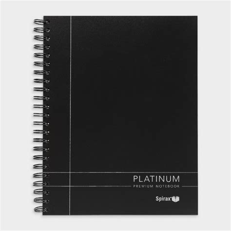 Spirax 56400 400 Platinum Premium Polypropylene Notebook A4 200 Page