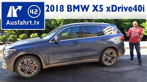 The 2018 bmw x5 serves as a benchmark for the modern luxury performance crossover suv. 2018 BMW X5 xDrive40i xLine (G05) - Kaufberatung, Test, Review - YouTube