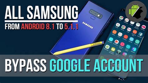 FREE Bypass FRP Google For All Samsung Devices By APK Android YouTube