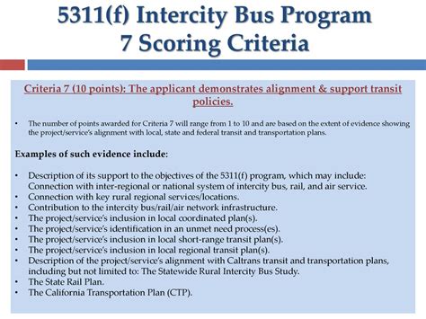 5311f Intercity Bus Program Ppt Download