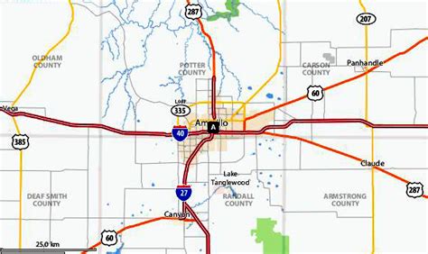 Amarillo Texas Map
