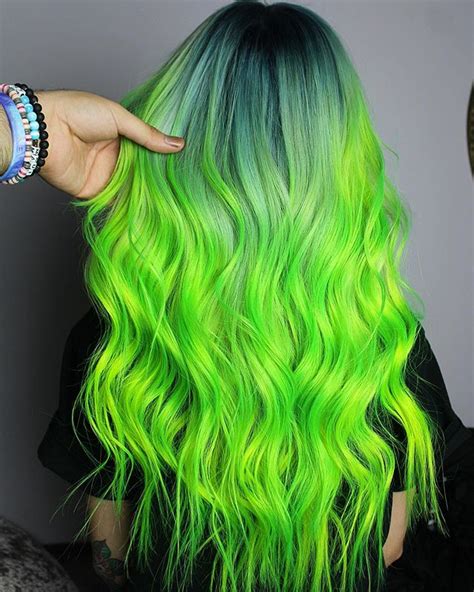 neon green hair color isthatpat neon hair color neon green hair green hair colors trendy