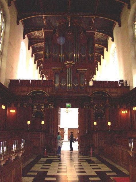 Cambridge Trinity College Chapel De Orgelsite Orgelsitenl