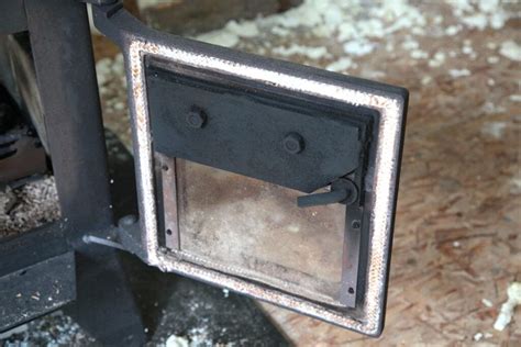 The Door On Your Woodstove Has Rope Gasket Material Glued Onto The
