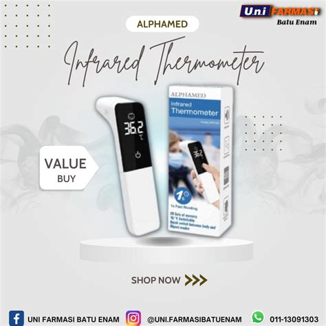 Alphamed Ir Thermometer Ufr102 Shopee Malaysia