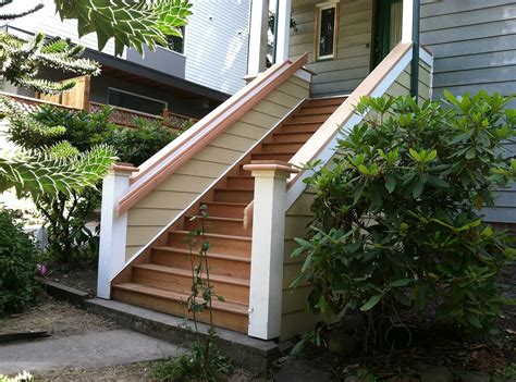 Although this stair project was not period, it is of quality. New Exterior Front Entry Stairs | Seattle Historic Home ...