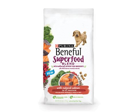 The safest and most trusted brands in each of 14 categories. Purina Beneful Superfood Blend with Natural Salmon Adult ...