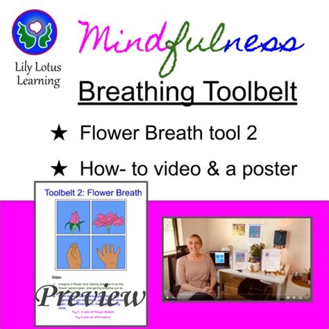 Toolbelt 2 Flower Breath Mindful Breathing With How To Video Tpt