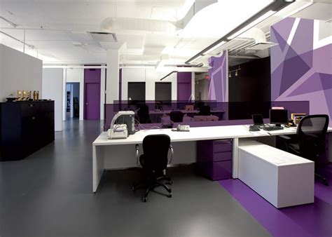 Inspiration Offices Clad In Purple The Color Of Royalty Office