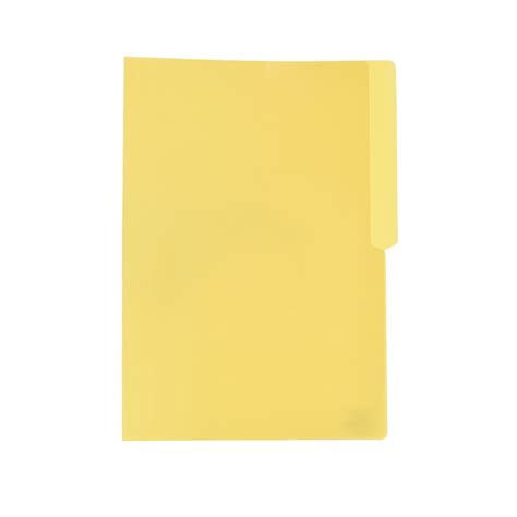Solid Color Folder Long Yellow Citimart