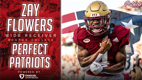 Why Patriots Should Draft Zay Flowers From Boston College Perfect