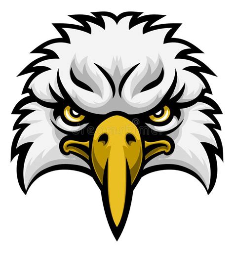 Eagle Mascot Face Royalty Free Illustration Eagle Head Tattoo Head