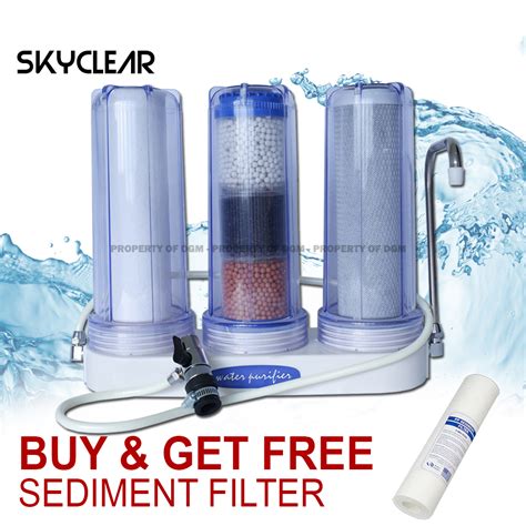 High Quality 3 In 1 Alkaline Water Purifier Complete Set Skyclear