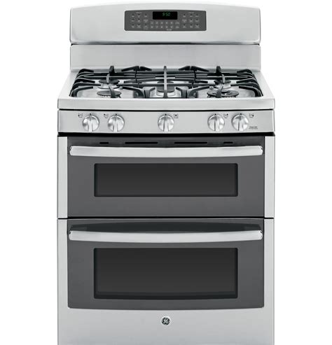 A broiling pan consists of a metal pan that resembles a cookie sheet and a slotted piece of sheet metal that acts as. GE Profile™ Series 30" Free-Standing Gas Double Oven with ...