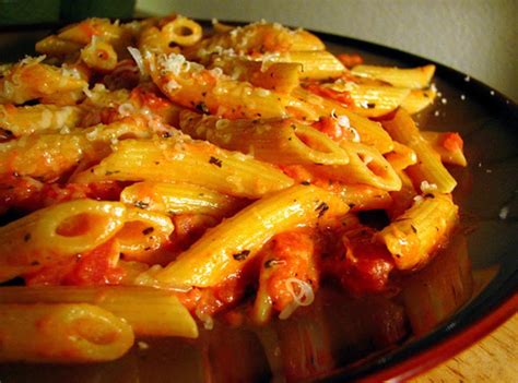 Penne With Spicy Tomato Sauce | Just A Pinch Recipes