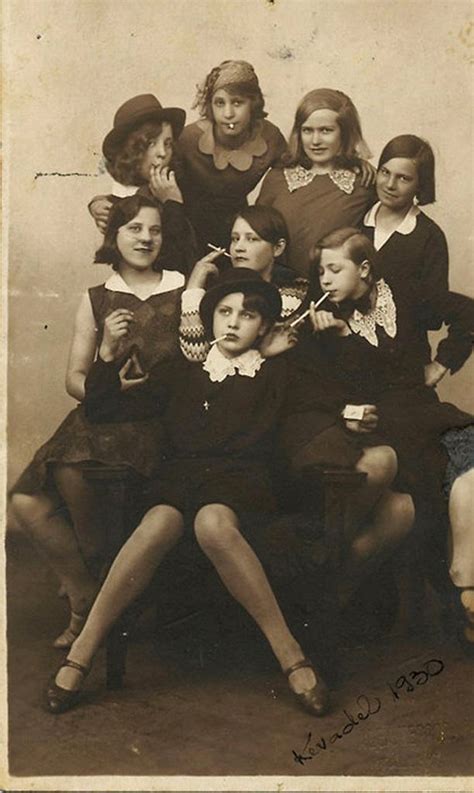 Gang Of Teen Girls Ca 1930s ~ Vintage Everyday