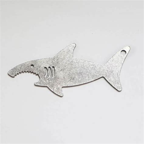 Shark Shaped Bottle Opener Keychain Midwest Opener