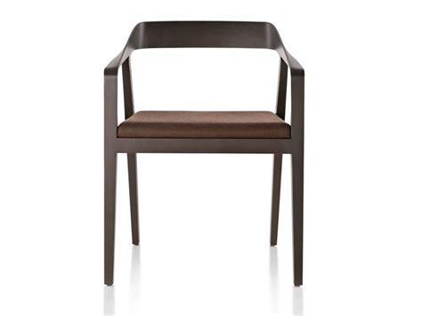 Full Twist Solid Wood Chair With Armrests By Herman Miller Design