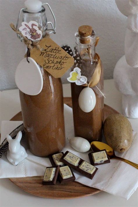 Osterbrunch Rezept Latte Macchiato Schoko -Eierlikör für Ostern