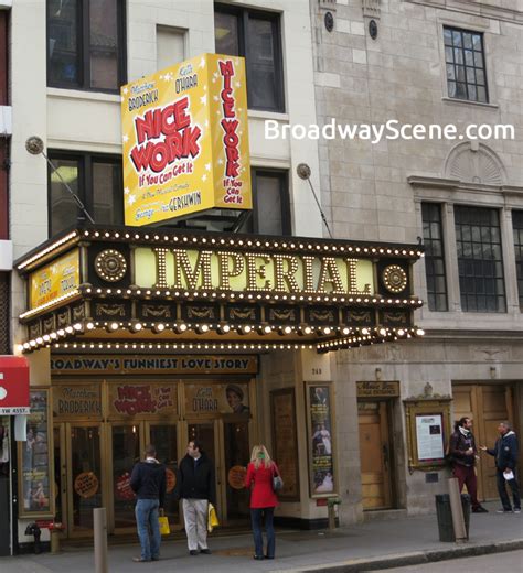 Imperial Theatre Nice Work 3 D Broadway Seating Chart Info Broadway