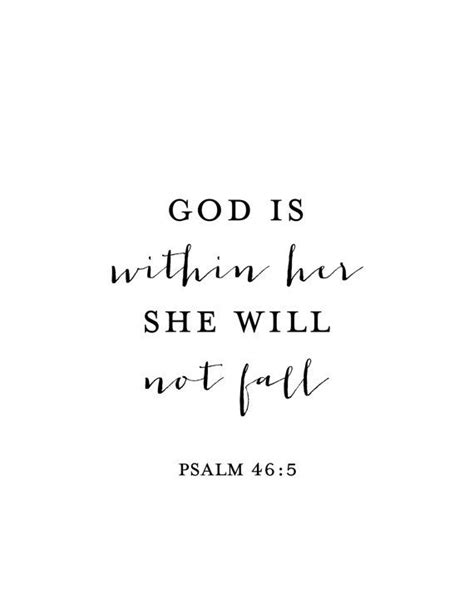 A christian anarchist philosophical treatise, the book was first published in germany in 1894 after being banned in his home country of russia. God is Within Her She Will Not Fall Print - Psalm 46:5 - Psalm Print - Bible Verse Print - Bible ...