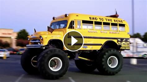 1956 Chevy Monster Kool School Bus