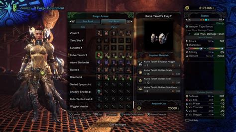 Monster Hunter World Arch Tempered Kulve Taroth Guide Fextralife