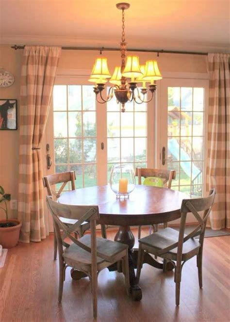 You can choose window treatments for sliding glass doors such as after all, what good are sliding door window treatments if they limit the amount of sunlight that gets into your room or makes it difficult to actually use the door? Tips for Spectacular traditional kitchen curtain ideas ...