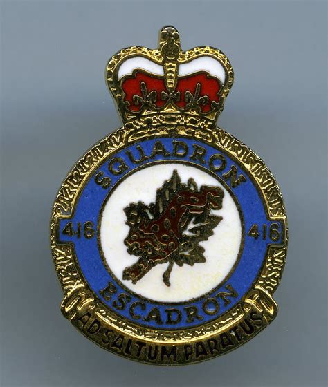 Rcaf 416 Squadron Air Force Badge Christmas Ornaments Badge