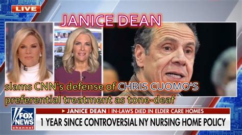 Janice Dean Slams Cnns Defense Of Chris Cuomos Preferential Treatment