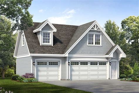 There are multiple bedrooms and also a full basement for more rooms or storage. Plan 88334SH: Loft Apartment Plan | Carriage house plans ...