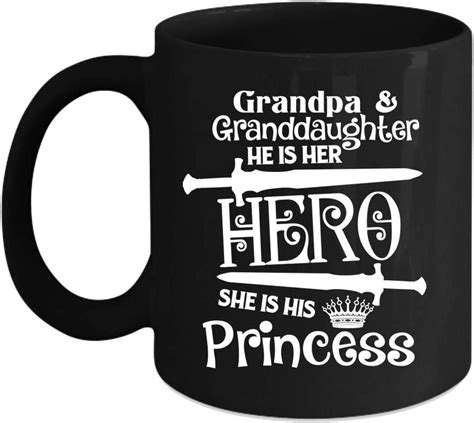 Grandpa And Granddaughter Coffee Mug Cute T For