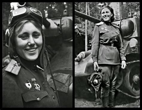 Aleksandra Grigoryevna Samusenko Was A Soviet Commander Of A T 34 Tank