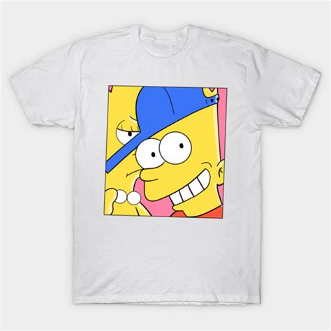 Selfie With Bart And Lisa Simpsons Funny T Shirt Teepublic
