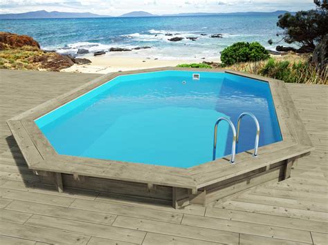L'ossature est doublée d'un revêtement en pvc de l'intérieur (liner) pour les mini piscines pour enfants font généralement la taille d'un lit king size ou un peu plus. Piscine bois "Florida" - 6.57 x 4.57 x 1.31 m 66250