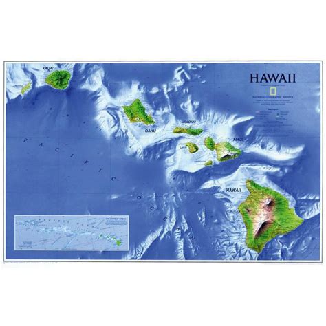 National Geographic Harta Hawaii