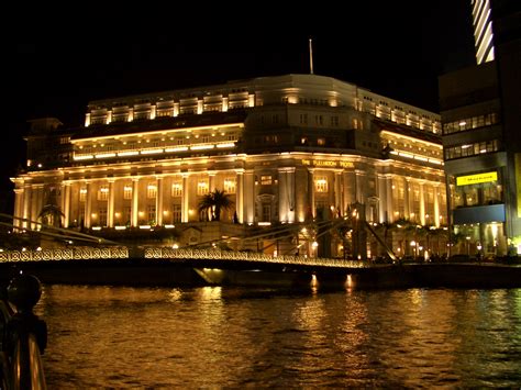 Filefullerton Hotel In Singapore At Night Modery Wikimedia Commons