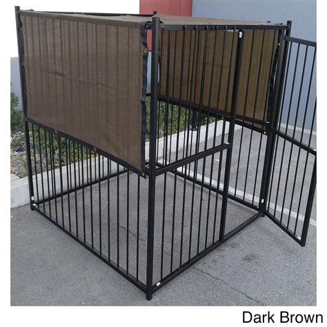 8x10 Uv Rated Dog Kennel Shade Coverprivacyshade Dark Green Dog