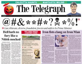 The Telegraph Redefine Newspaper Front Pages Twocircles Net